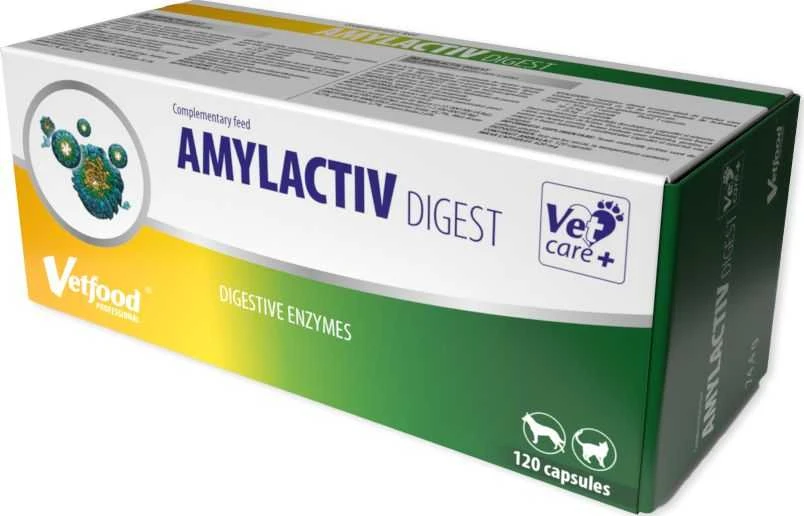 VETFOOD Amylactiv Digest – papildai šunims ir katėms – 120 vnt.