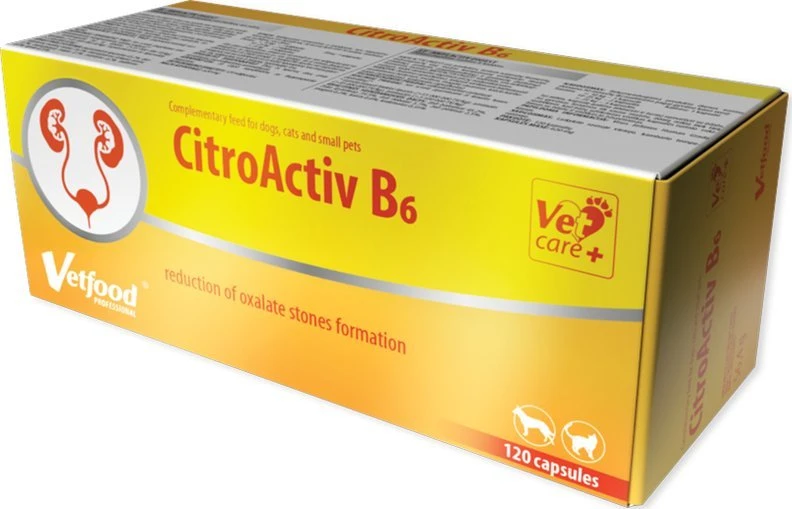 Maisto papildas - Vetfood Citro Activ B6 120vnt Be glitimo