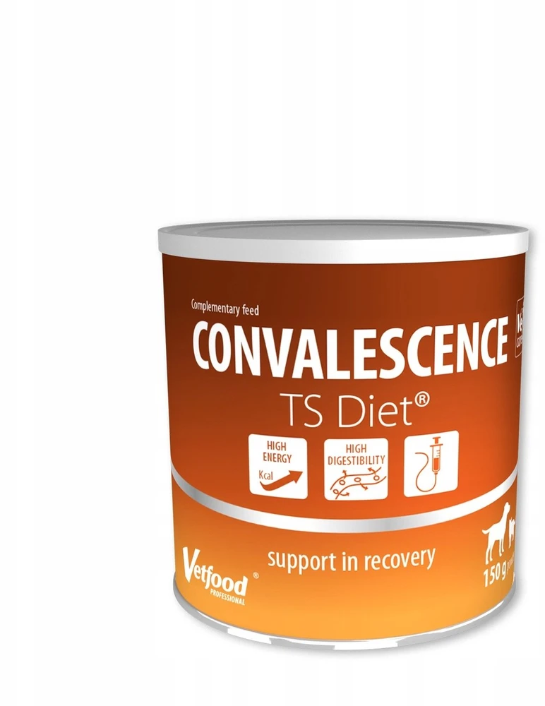 Maisto papildas - Vetfood Convalescence TS Diet 150g be glitimo
