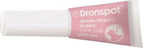 Vetoquinol DRONSPOT dla małych kotów (0,5-2,5kg)