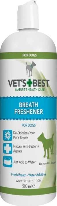Vet's Best Breath Freshener skystis šunų dantų higienai, 500 ml