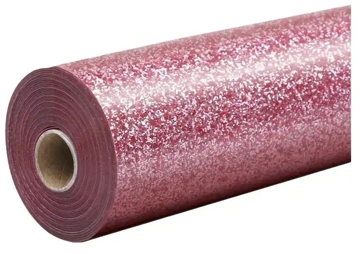 HTVRONT Glitter Heat Transfer Film, 30.5 cm x 90 cm (Rožinė)