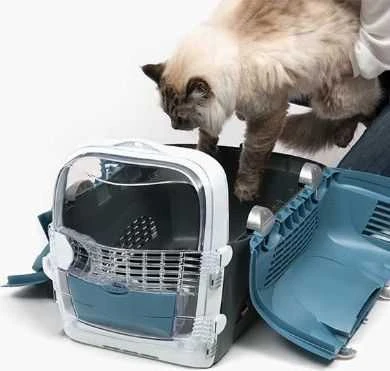 Catit Transporter Design Cabrio, mėlyna/pilka