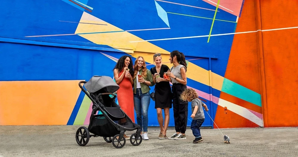 Vežimėlis BABY JOGGER BBJ WOZEK 2W1 SELECT2 Krepšys vežimėliui RADIANT SLAT W