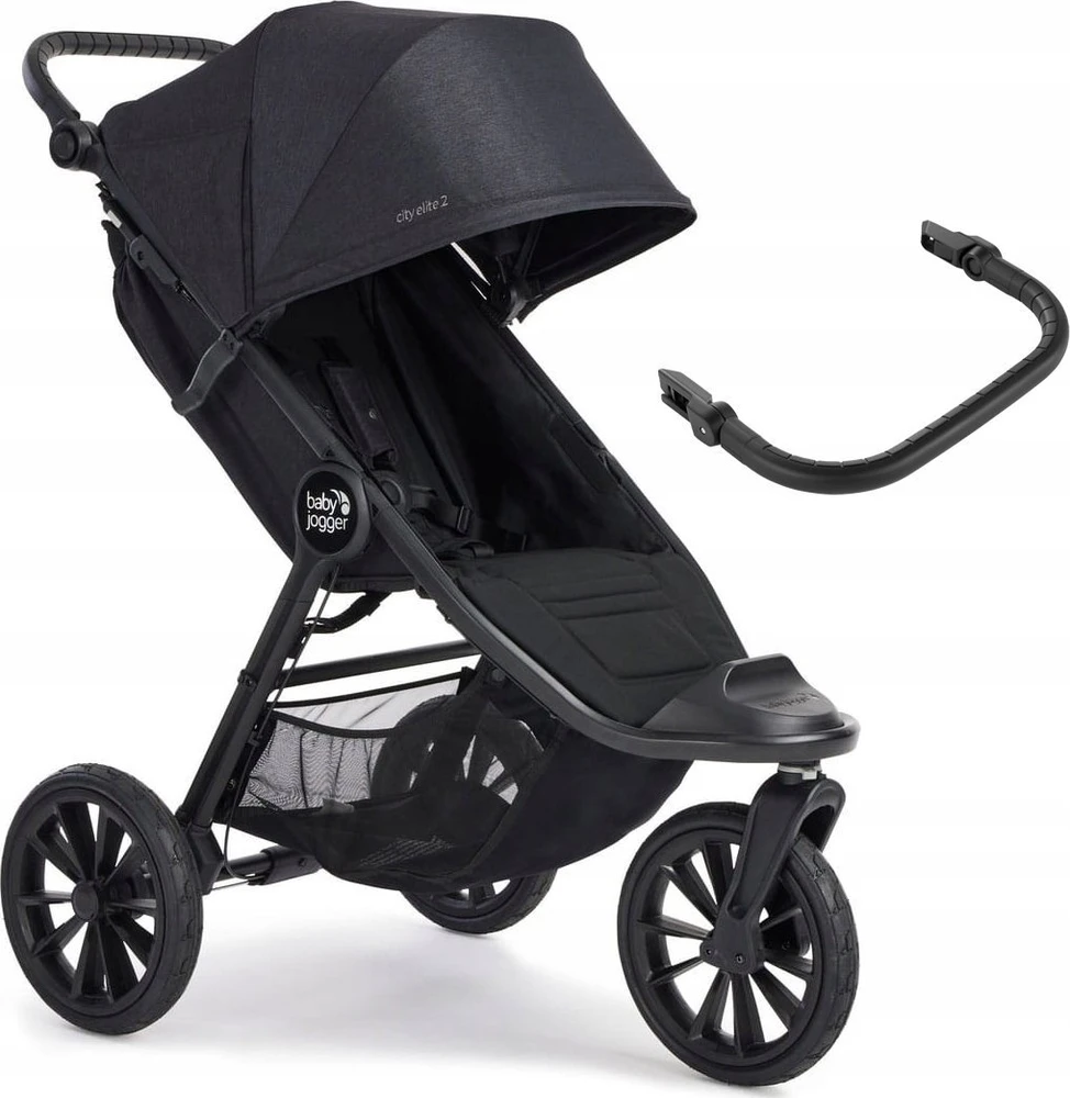 Vežimėlis Baby Jogger City Elite 2 | Juodas (Opulent Black)