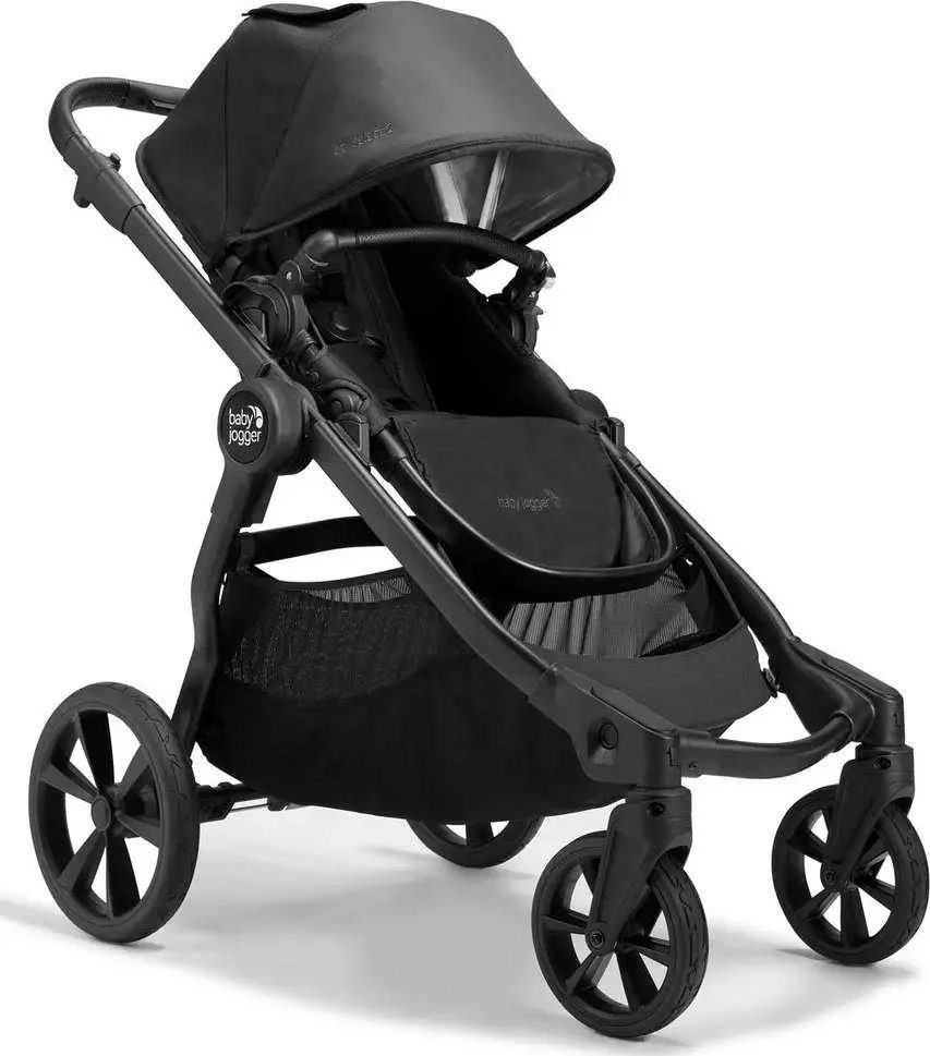 Baby Jogger BBJ Vežimėlis CITY SELECT 2 TENCEL - LUNAR Juodas W