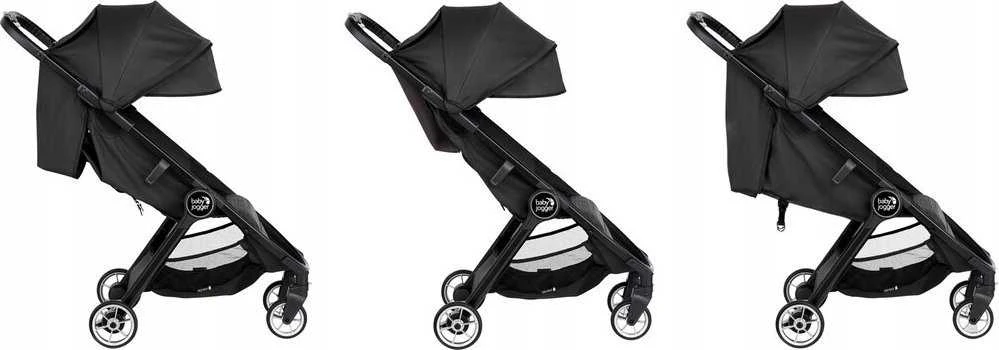BABY JOGGER 470847 vežimėlis CITY TOUR 2 PITCH Juodas 2144040