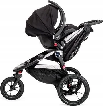 Vežimėlis Baby Jogger Summit X3, juodas (Midnight Juodas)
