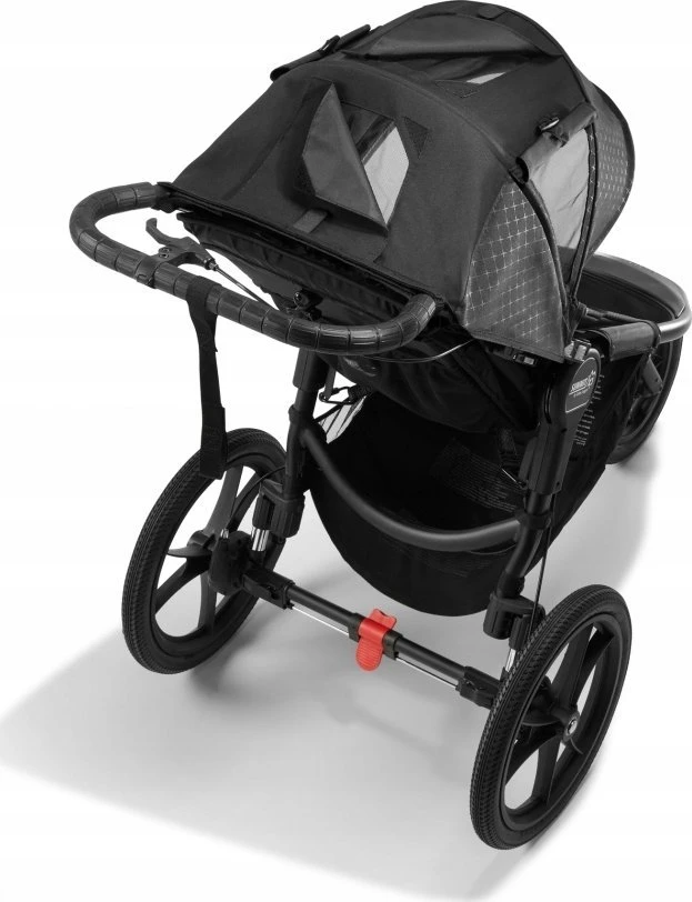 Vežimėlis Baby Jogger Summit X3, juodas (Midnight Juodas)