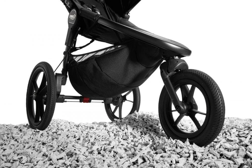 Vežimėlis Baby Jogger Summit X3, juodas (Midnight Juodas)