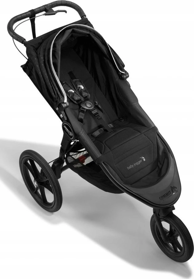 Vežimėlis Baby Jogger Summit X3, juodas (Midnight Juodas)