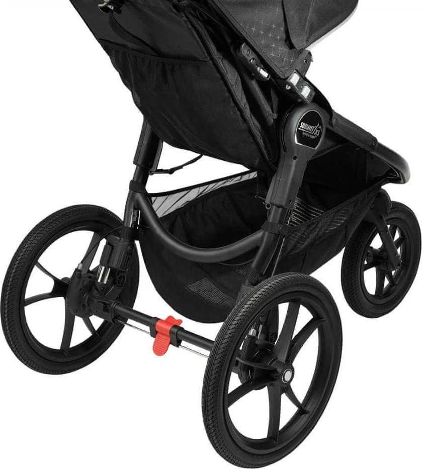 Vežimėlis Baby Jogger Summit X3, juodas (Midnight Juodas)