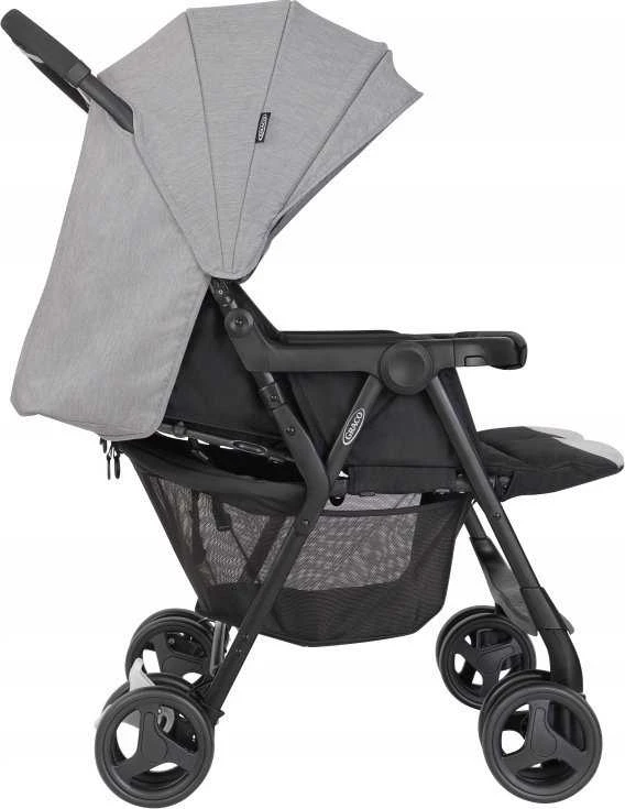 GRACO DUORIDER Bokštas pilkas vežimėlis