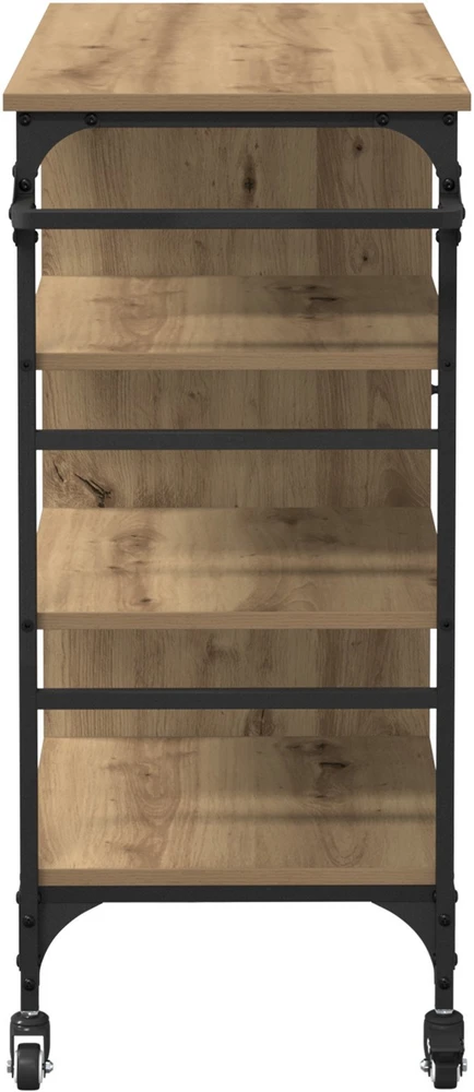 Virtuvės vežimėlis Amatininkų ąžuolas 87,5 x 39 x 84,5 cm