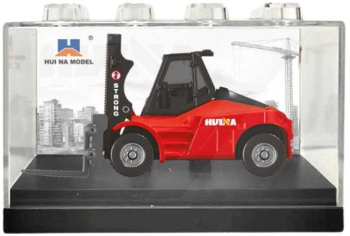 Raudonas kolekcinis šakinio krautuvo modelis Huina 1:80
