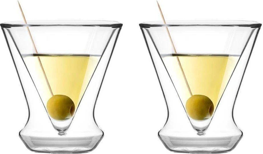 Vialli Design 2 martini stiklinės su dviguba sienele Soho 155 ml 8937