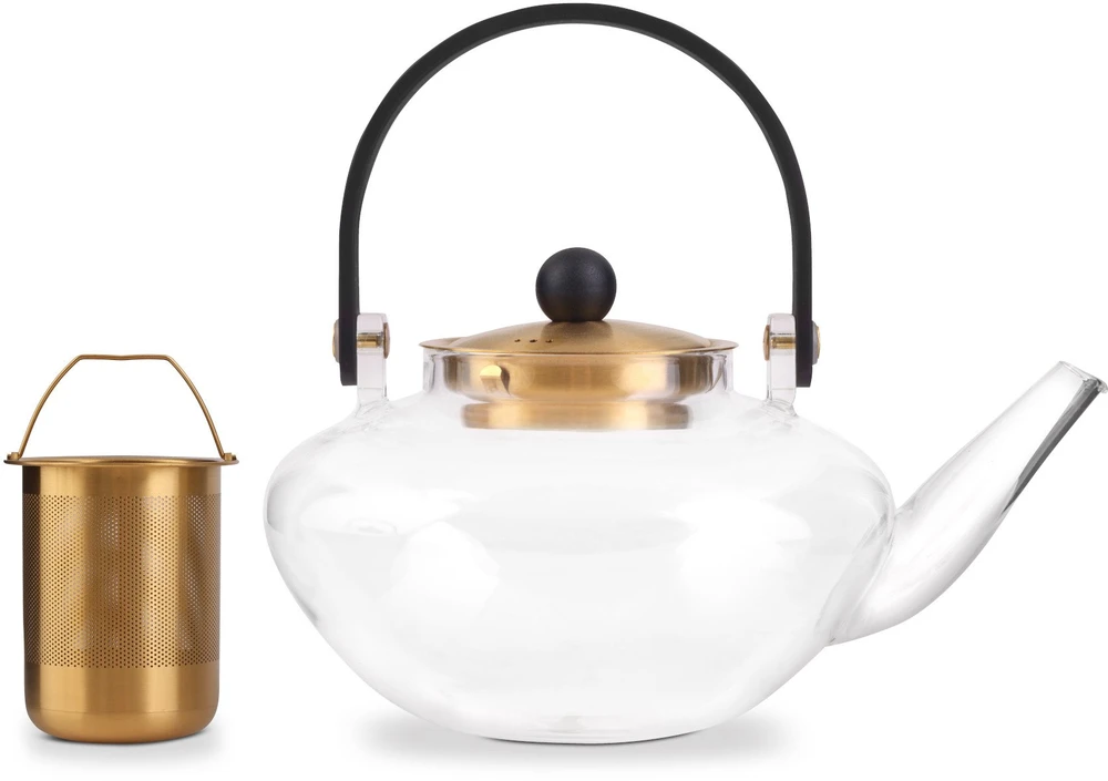 Vialli Design do herbaty 800 ml Eva auksinė (1623)