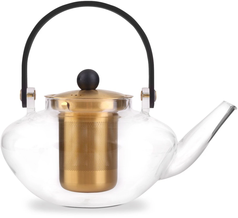 Vialli Design do herbaty 800 ml Eva auksinė (1623)