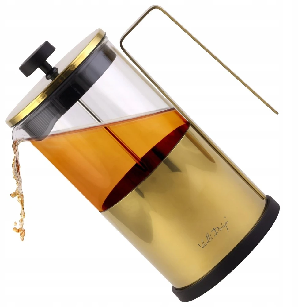 Vialli Design kavai ir arbatai 1000 ml Diamante auksinis (0695)
