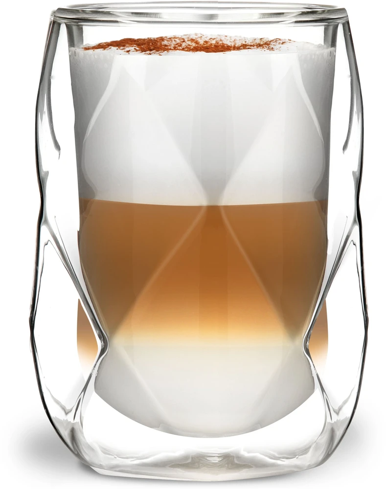 Vialli Design Dviejų dvigubų stiklinių rinkinys, 350 ml, Geo