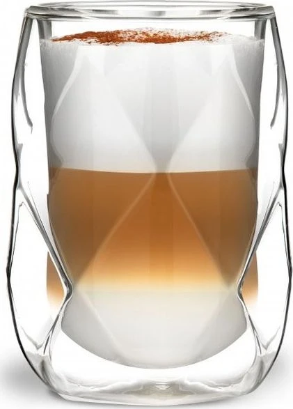 Nezatříděno Vialli Design Dviejų dvigubų stiklinių rinkinys, 350 ml, Geo