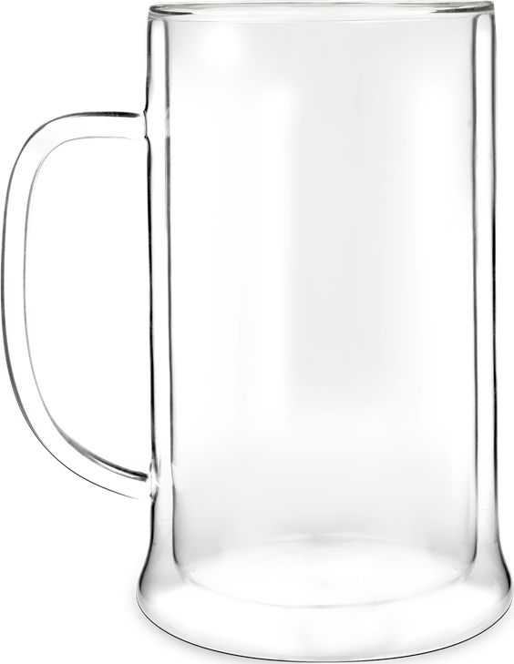Vialli Design Dvisienis alaus bokalas 500ml AMO 1228