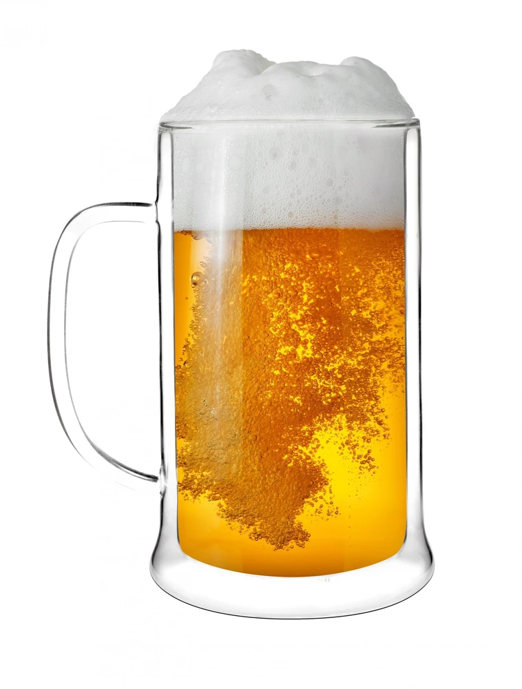 Vialli Design Dvisienis alaus bokalas 500ml AMO 1228