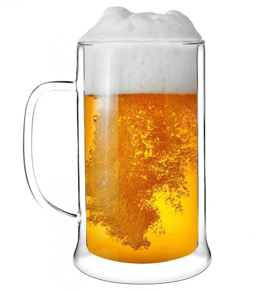 Vialli Design Dvisienis alaus bokalas 500ml AMO 1228