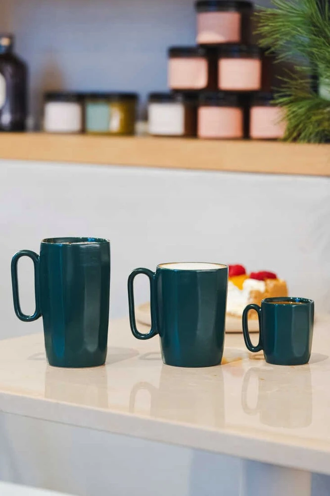 Vialli Design - FUORI - Mug 2vnt. 80ml - Žalias