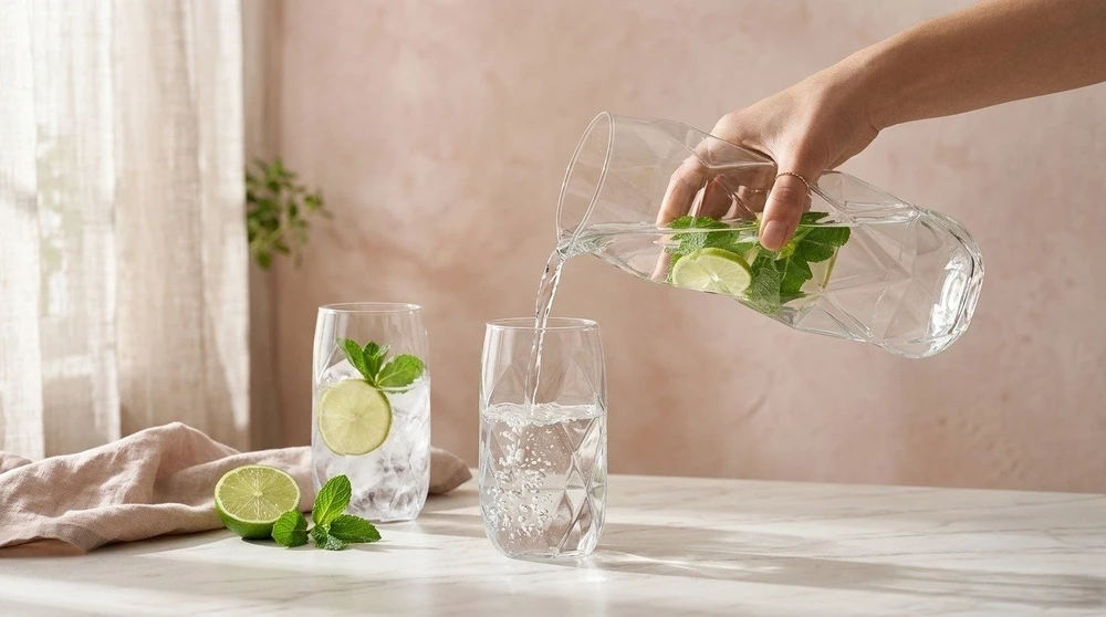 Vialli Design Karafė 1000 ml Geo (32088)