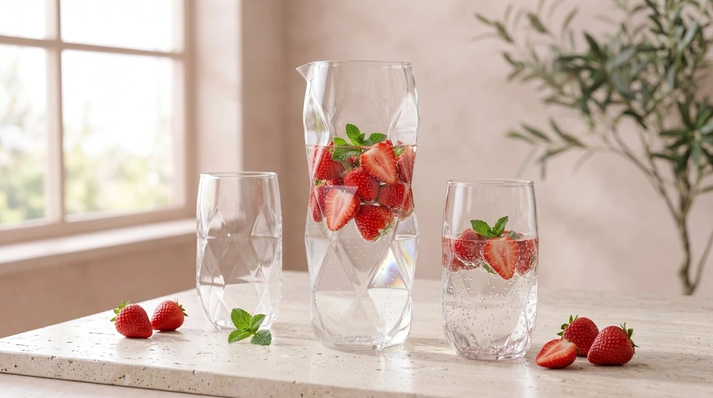 Vialli Design Karafė 1000 ml Geo (32088)
