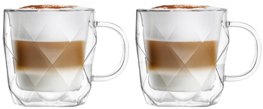 Vialli Design 2 puodelių rinkinys Geo 330 ml 8500