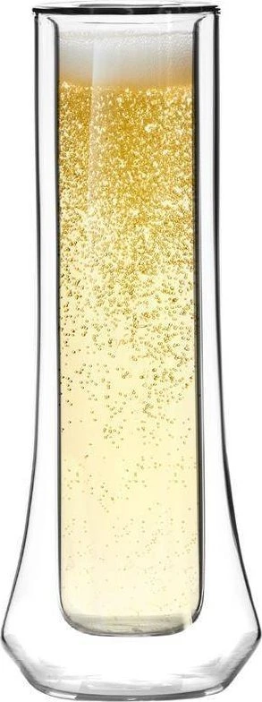 Vialli Design Komplektas 2 šampano taurės su dviguba sienele Soho 140 ml 8906