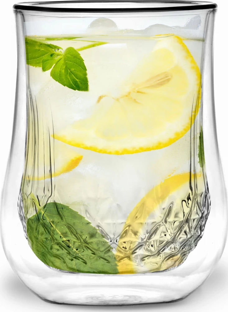 Vialli Design 2 stiklinių su dviguba sienele rinkinys Diamante 300 ml 25844