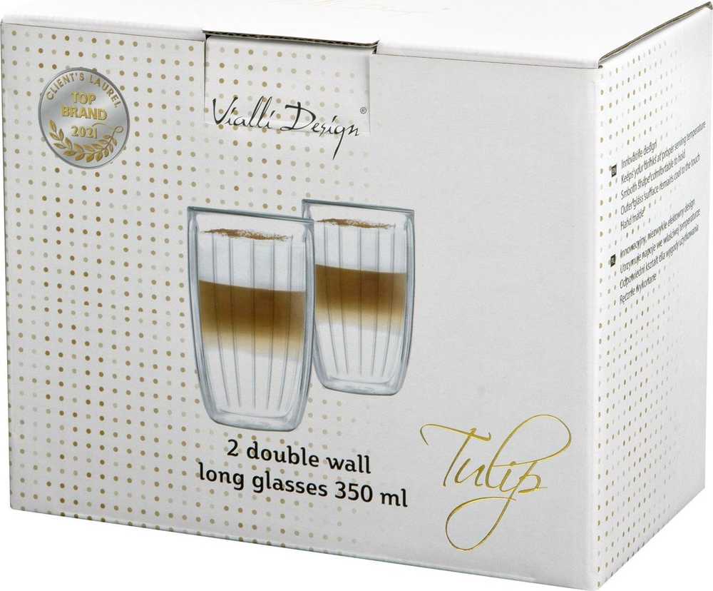 Tulip Vialli Design - 2 Highball akinių rinkinys 350ml