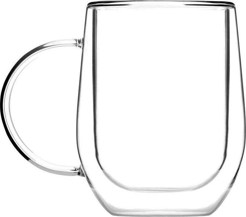 Vialli Design Rinkinys iš 2 dvisienių stiklinių Amo 300 ml 8616