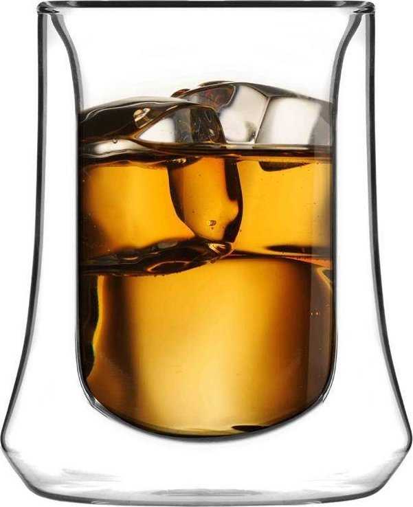 Vialli Design Rinkinys iš 2 žemų stiklinių su dviguba sienele Soho 240 ml 8920
