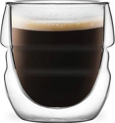 Vialli Design Espreso stiklinės 2 vnt. su dviguba sienele 70ml Sferico