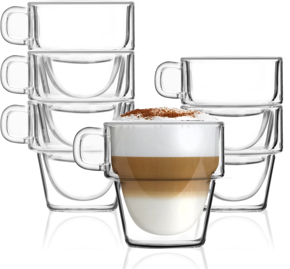 Vialli Design Terminiai stiklai su dviguba sienele 6 vnt. 280 ml Senso 27442