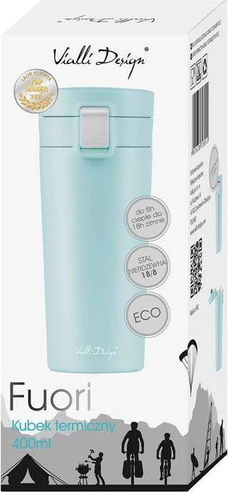 Vialli Design Termo puodelis 400ml FUORI mėtų 28012