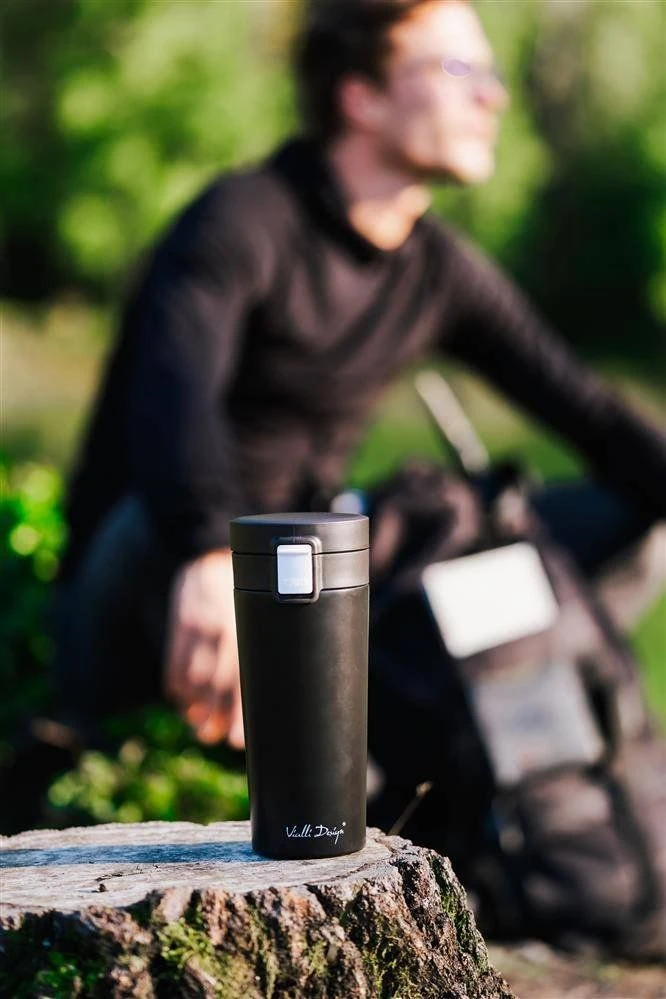 Gertuvė Vialli Design Termo puodelis 400ml FUORI grafito 27671