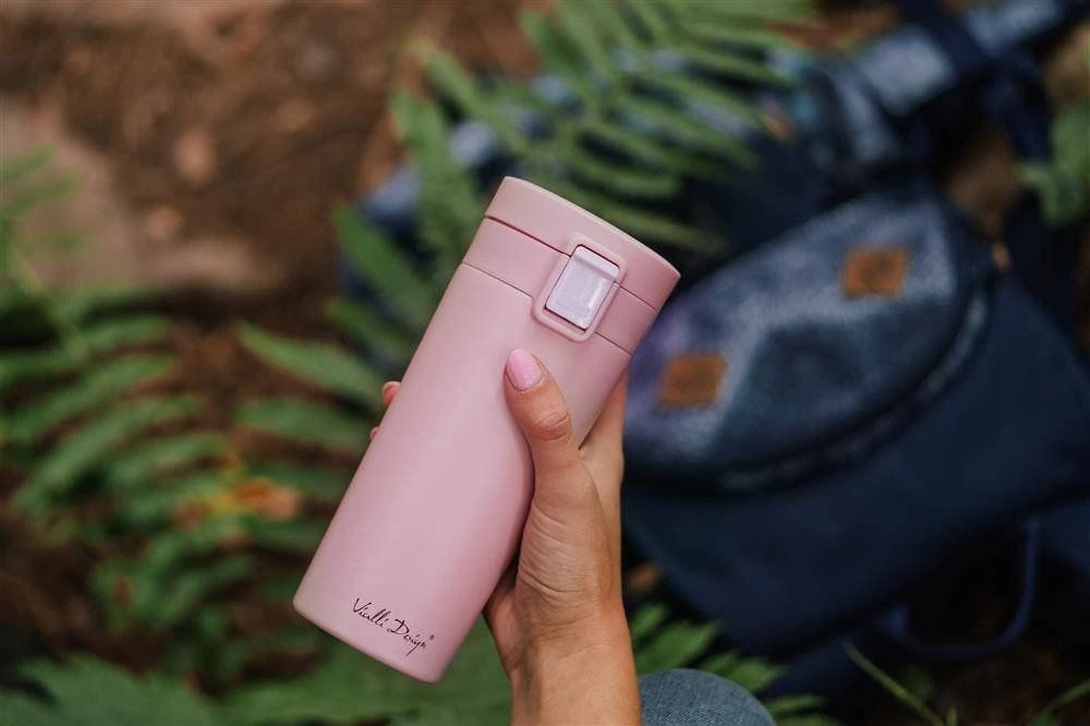 Vialli Design Termo puodelis 400ml FUORI rožinė 27688