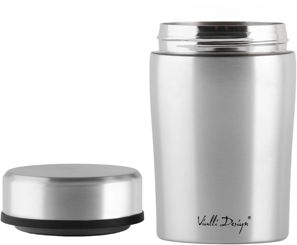 Vialli Design Termos obiadowy Fuori 0.5 l Sidabrinė