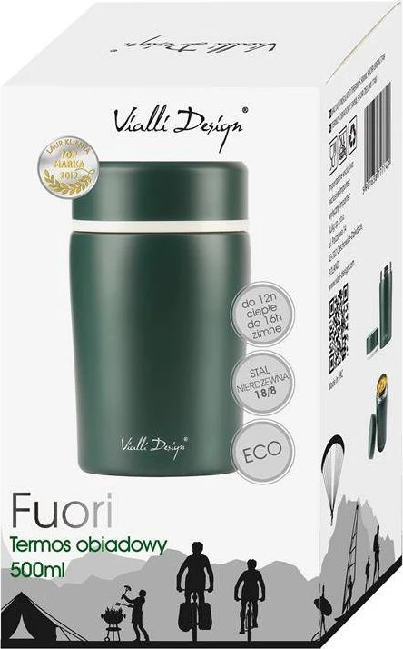 Vialli Design Termosas pietums Fuori 0,5 l Žalias