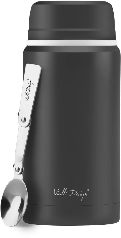 Vialli Design Termos obiadowy Fuori 0.75 l Grafitowy