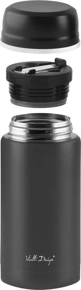 Vialli Design Termos obiadowy Fuori 0.75 l Grafitowy