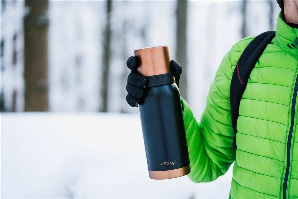 Vialli Design Termos turistinis Fuori 1 l Juodas