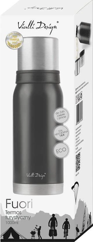 Vialli Design Termosas Fuori 1l raudonas