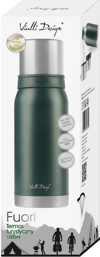 Vialli Design Termos turistinis Fuori 1 l Žalias