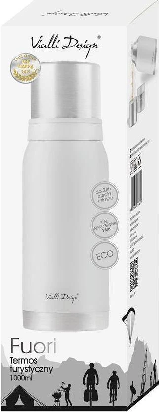 Vialli Design Termosas Fuori 1l baltas